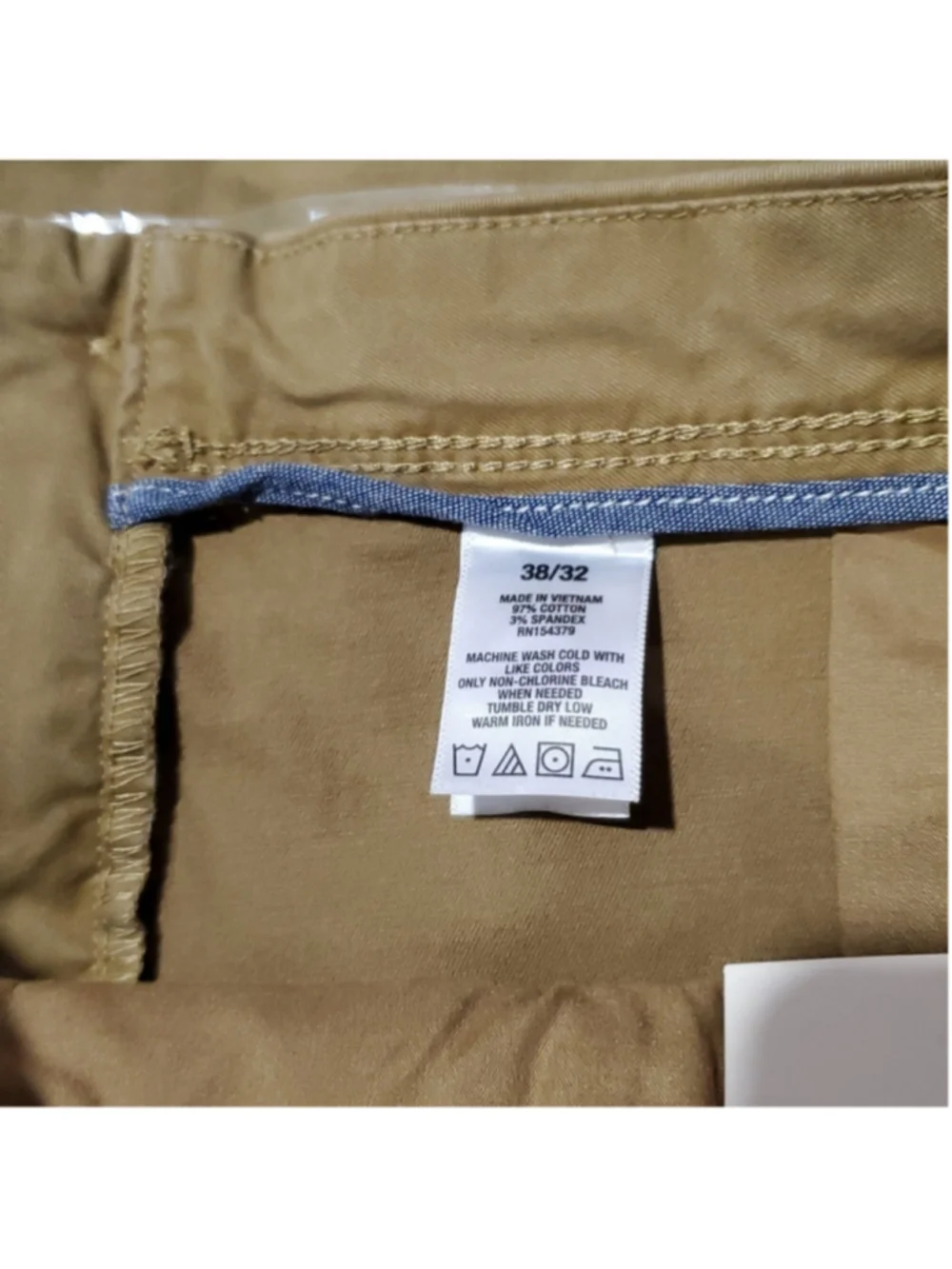 Aeropostale Pants Men's 38x32 Dark Kahki Slim Straight NWT Casual